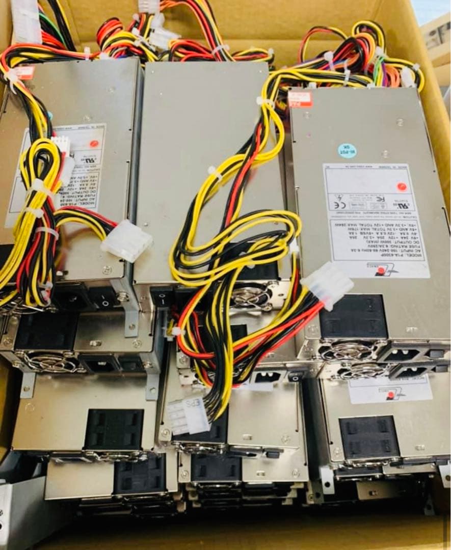 【4個まとめて】PC用電源ユニット300W★専用ケーブル付／動作確認済／美品