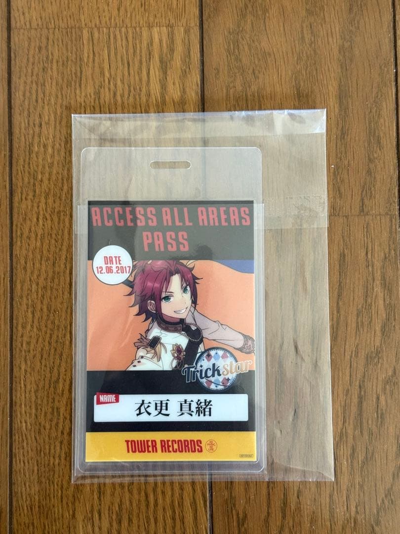 衣更真緒　バックステージパス風カード