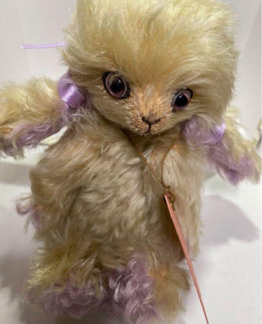 国内ハンドメイド作家様　テディベア　ロップイヤー垂れ耳うさぎさん　ぬいぐるみ