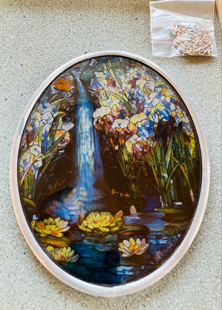 ルイス・C・ティファニー ステンドグラス 【滝】