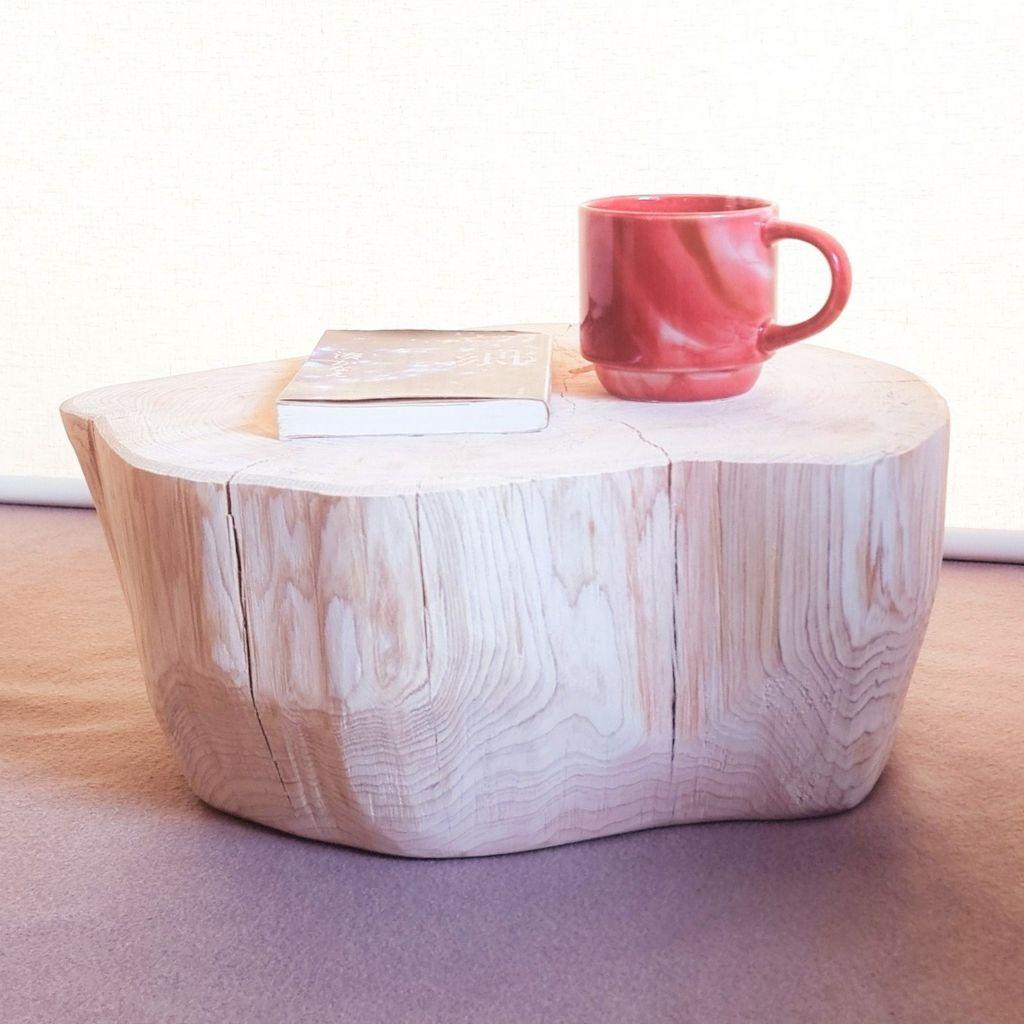 天然アロマ 東濃ひのき テーブル 飾り台 無垢無塗装 オーガニック