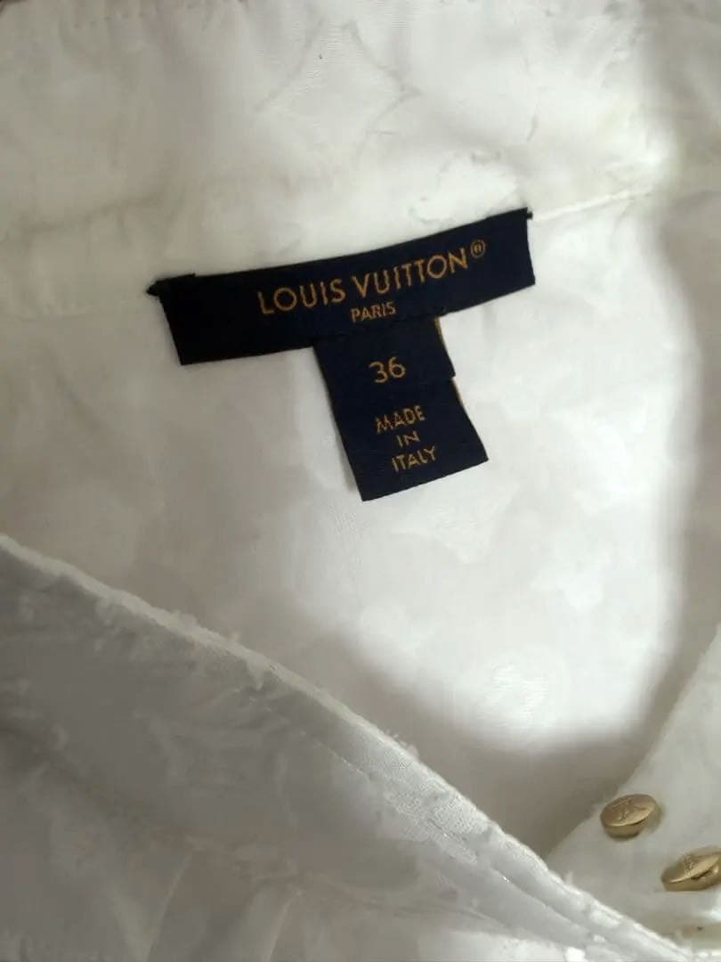 ☆美品☆LOUISVUITTON ルイヴィトン フリルブラウス　36号 Sサイズ