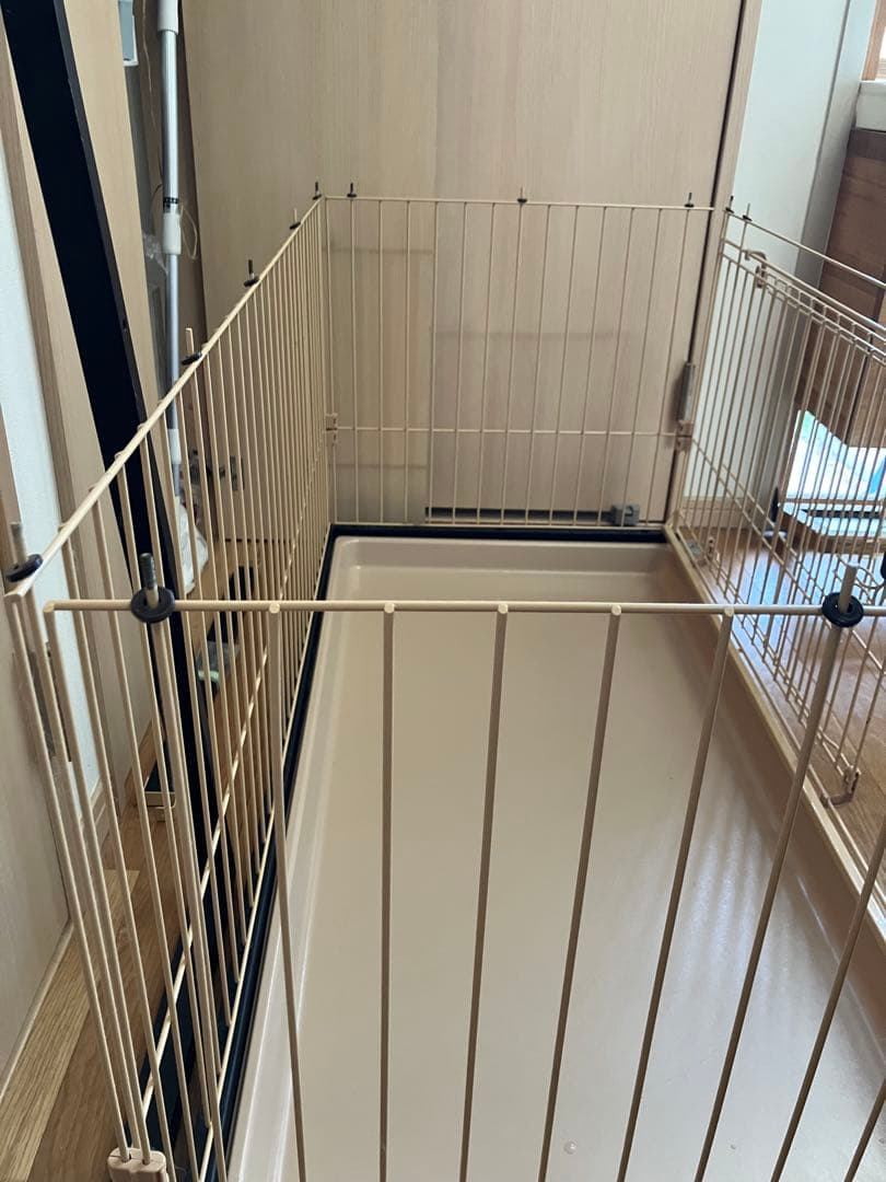 リッチェル木製お掃除簡単ペットサークル120 60