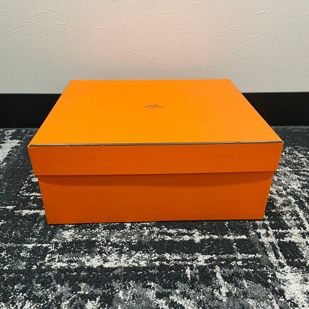 ㊳美品　HERMES　エルメス　バーキン30用　オレンジ　空箱　長方形