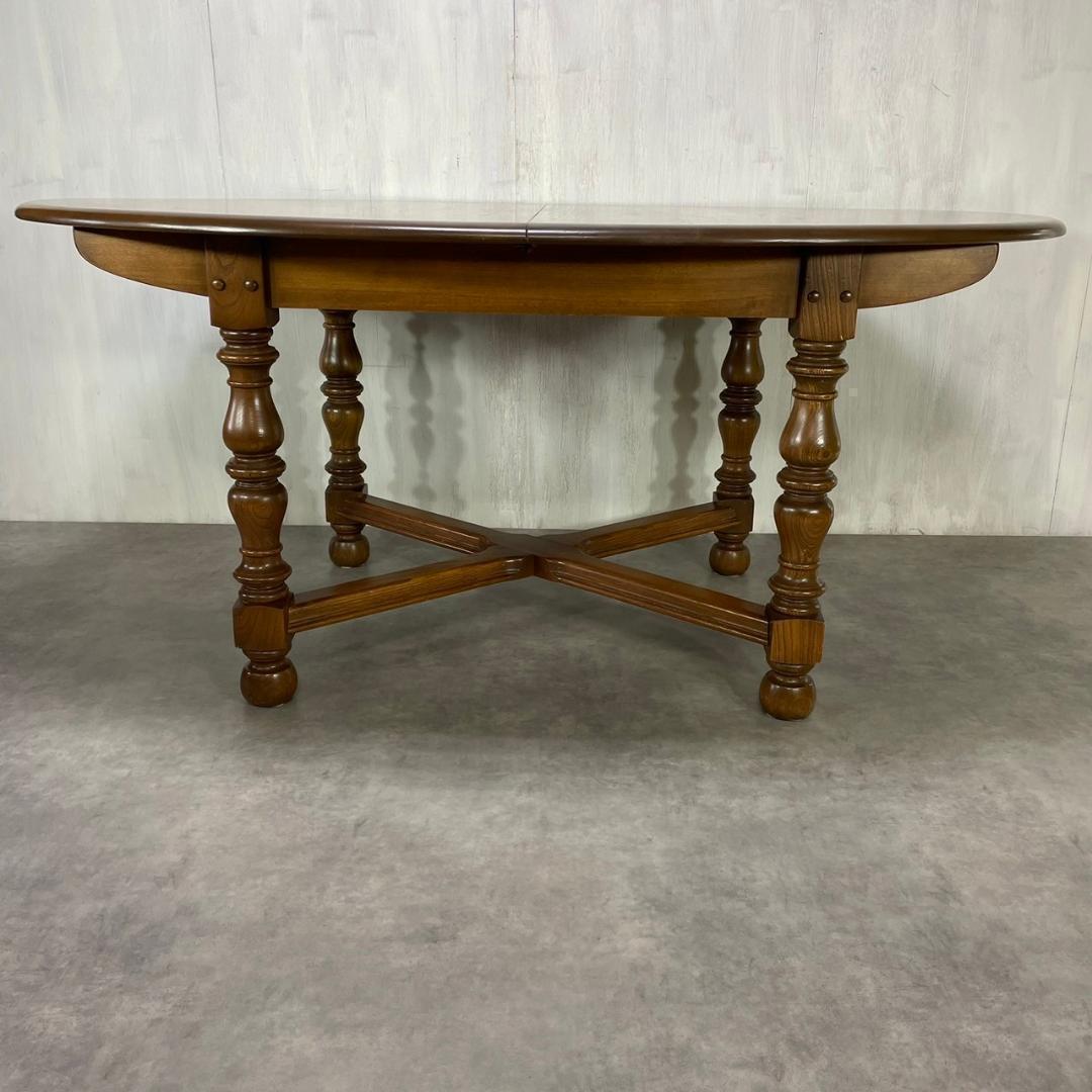 廃盤 ERCOL アーコール エクステンション ダイニング テーブル 2way