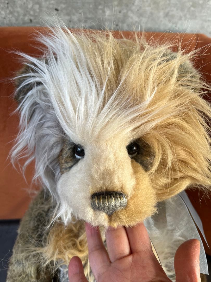 再値下げ　チャーリーベアーズ　テディベア　50cm くらい　足が動きます　作家