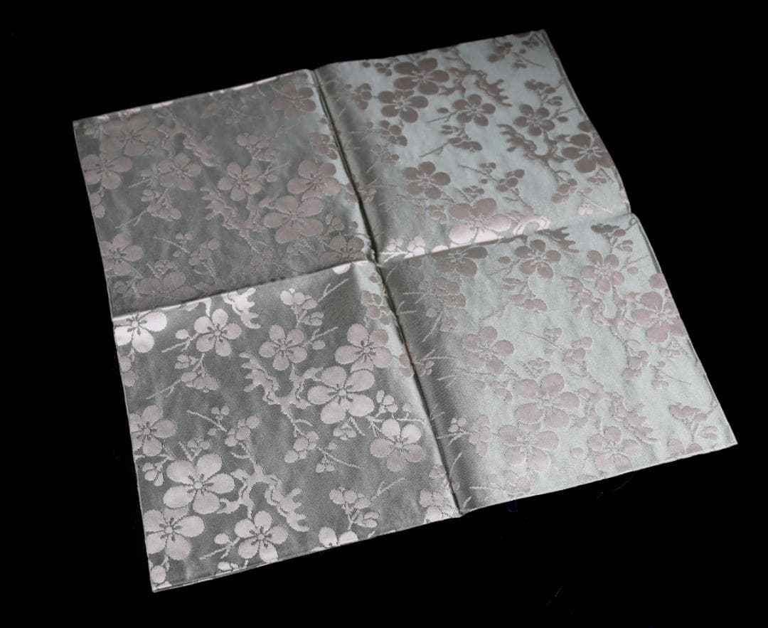 こ*ん様 茶道具 袱紗 なかざわ織物 万代屋 宗和 大鶏頭金襴 三点 帛紗