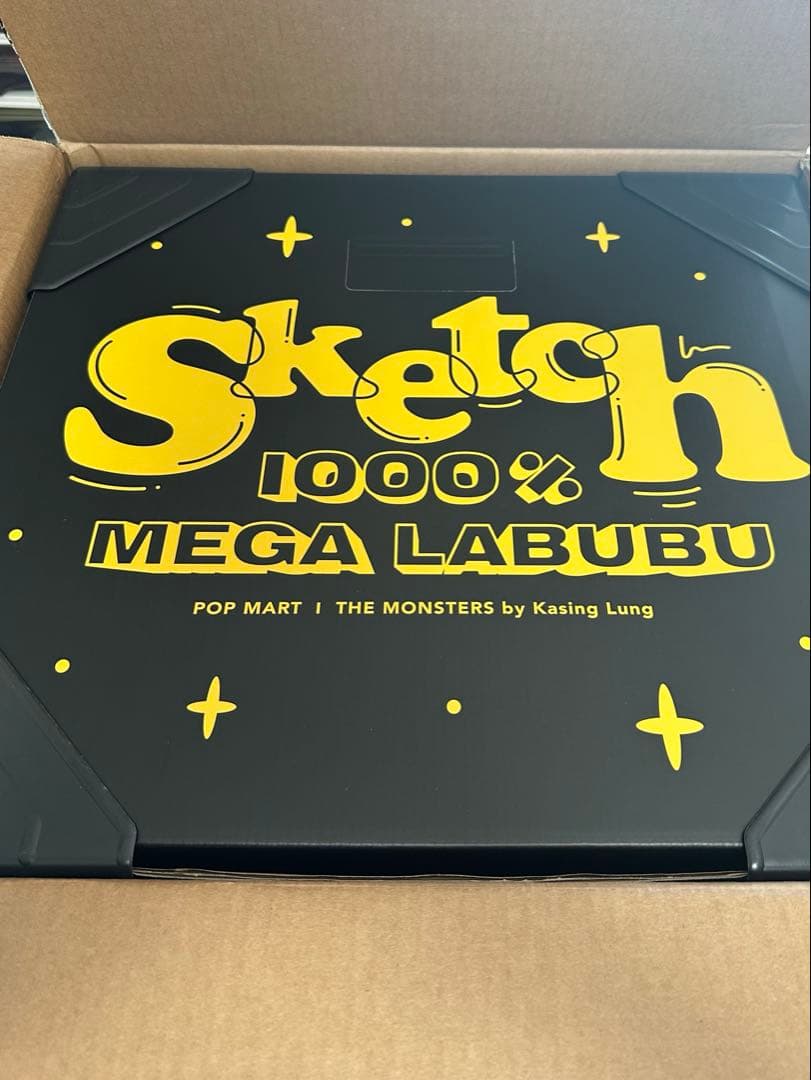 【完売品】 labubu 1000% sketch フィギュア