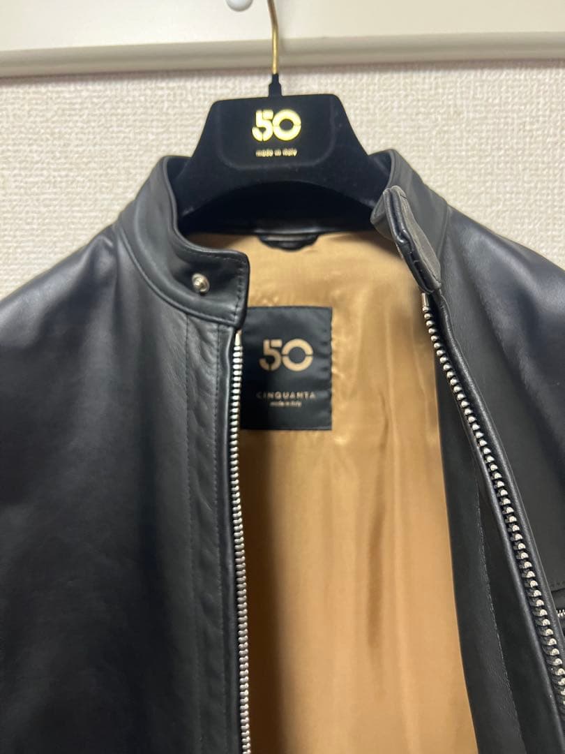 新品同様　チンクアンタ　シングルライダース　44 ブラック