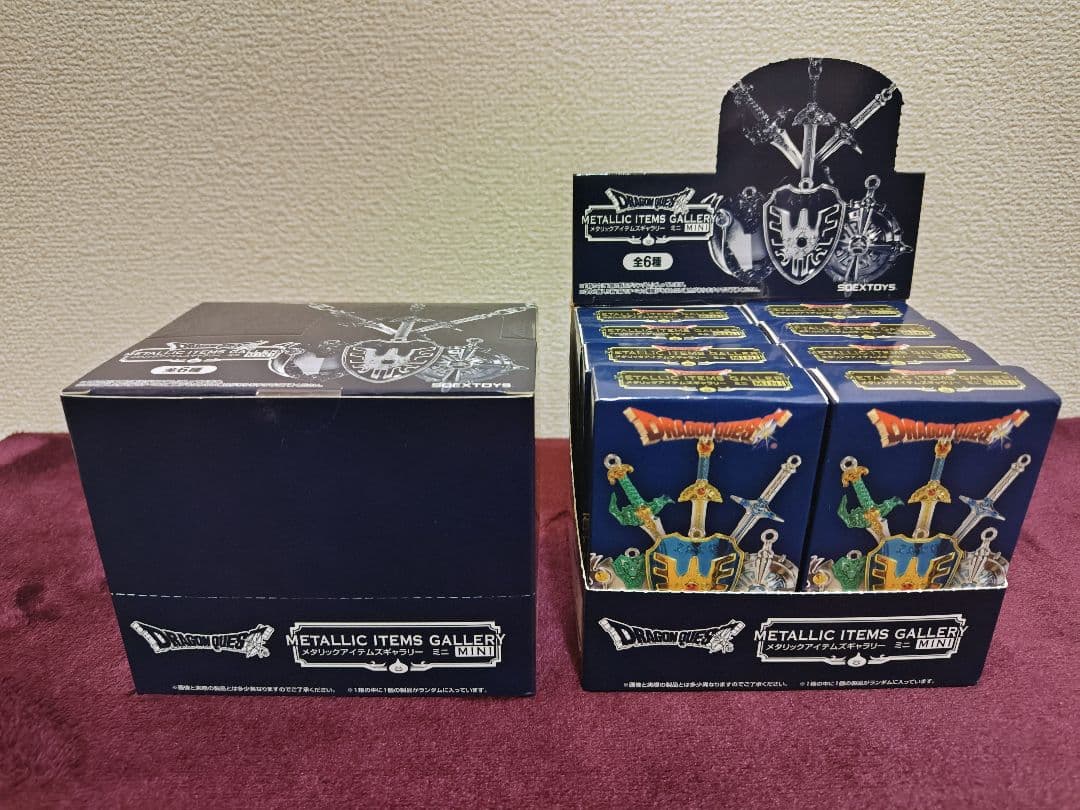 初版 ドラゴンクエスト メタリックアイテムズギャラリーミニ BOX 未開封