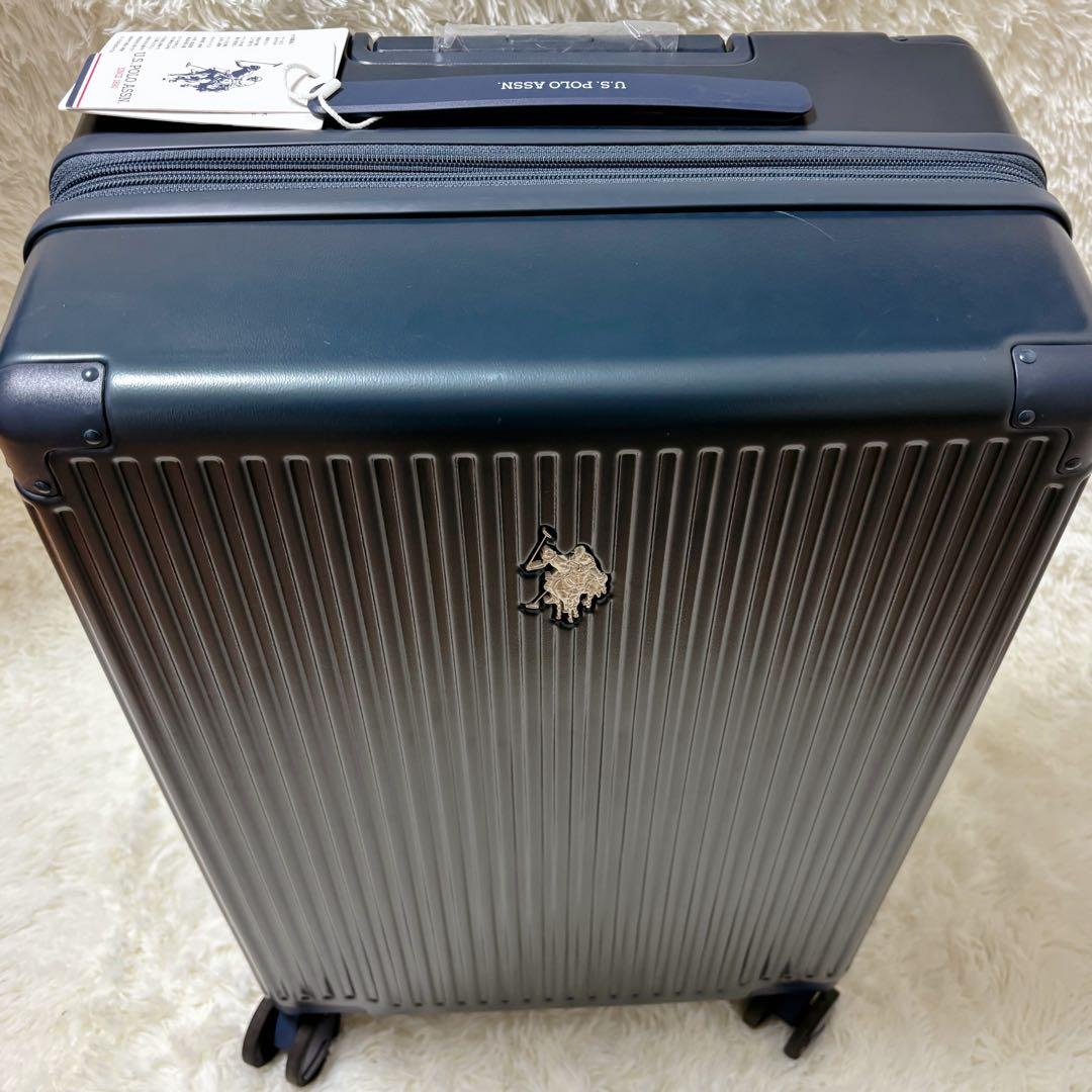 【ぼんす】美品 ユーエスポロ スーツケースキャリーバッグ ネイビー60L
