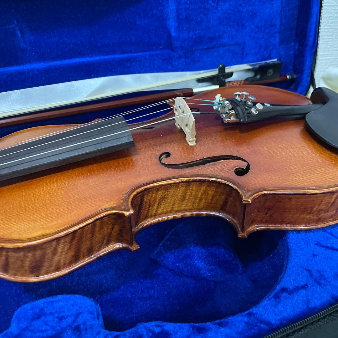 高級 バイオリン 3/4サイズ 付属品多数 虎目 弦楽器 ケース付属