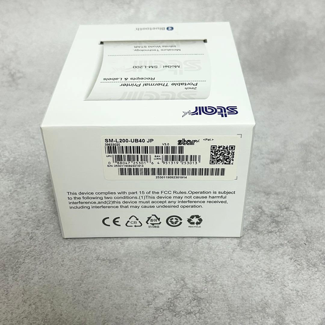 スター STAR SM-L200 モバイルレシートプリンター　 プリンター