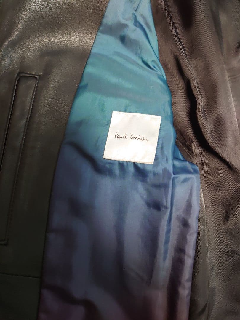 名作！傑作！　ポールスミス　レザーライダース　ブルゾン　サイズL
