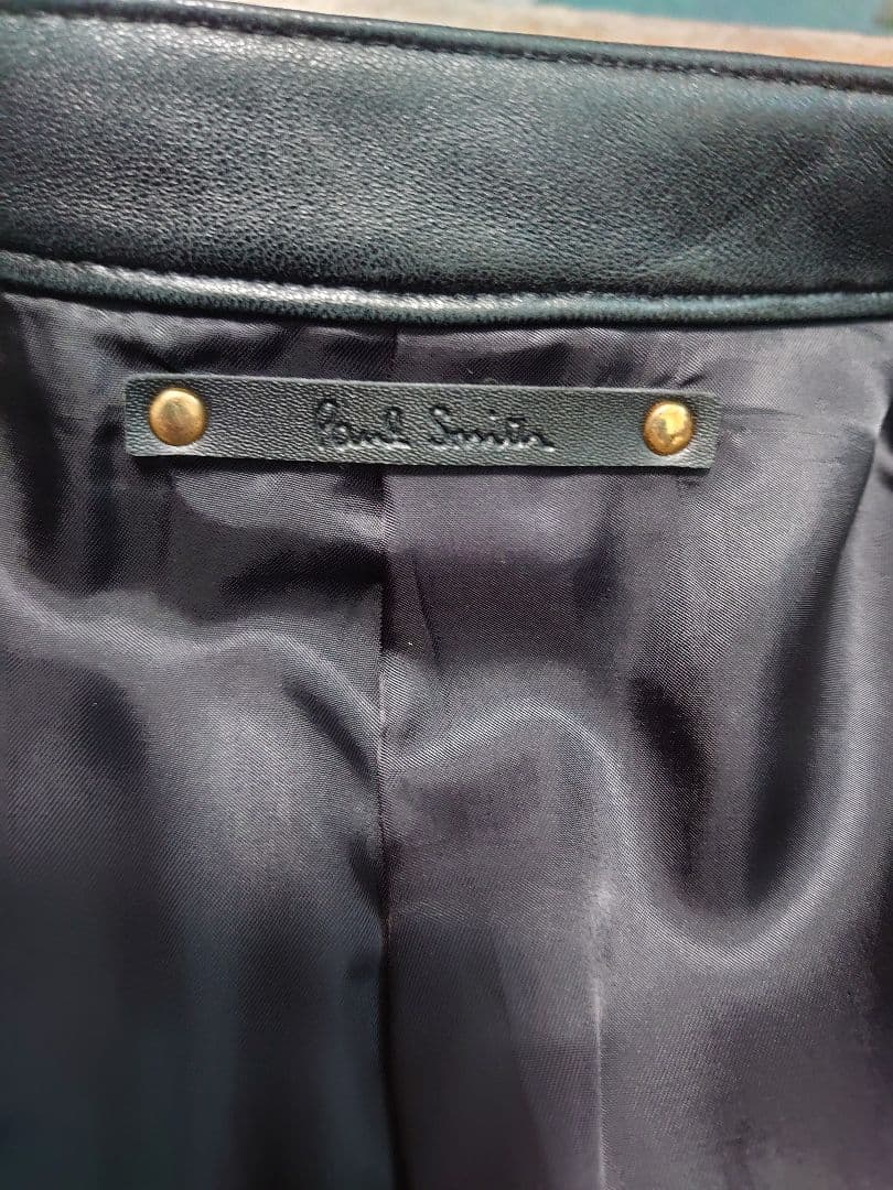 名作！傑作！　ポールスミス　レザーライダース　ブルゾン　サイズL