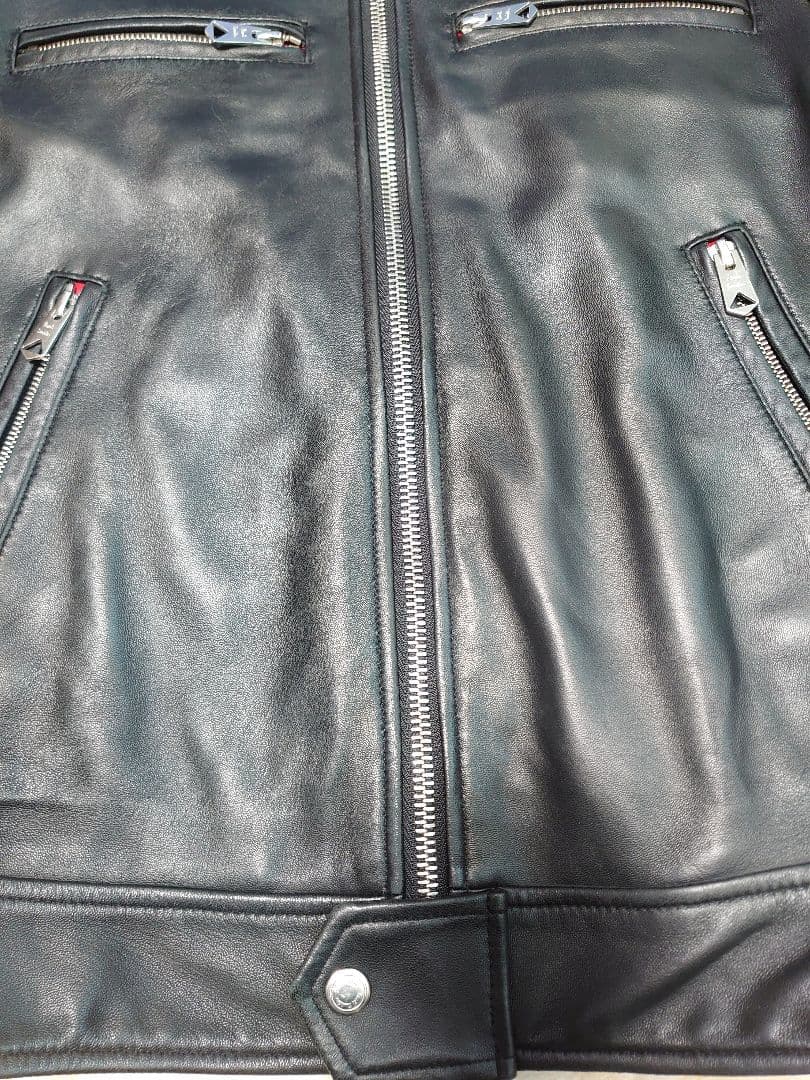 名作！傑作！　ポールスミス　レザーライダース　ブルゾン　サイズL