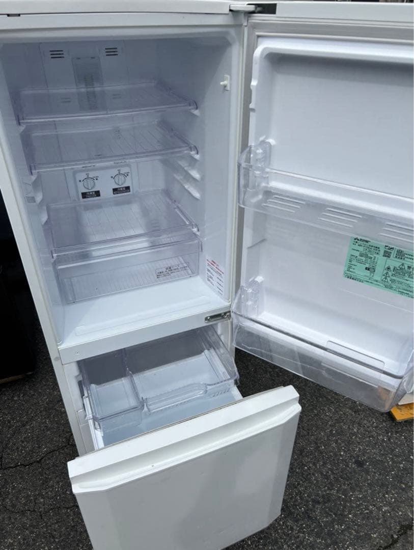 2017年式 146L 三菱 冷蔵庫 MR-P15EA-KW