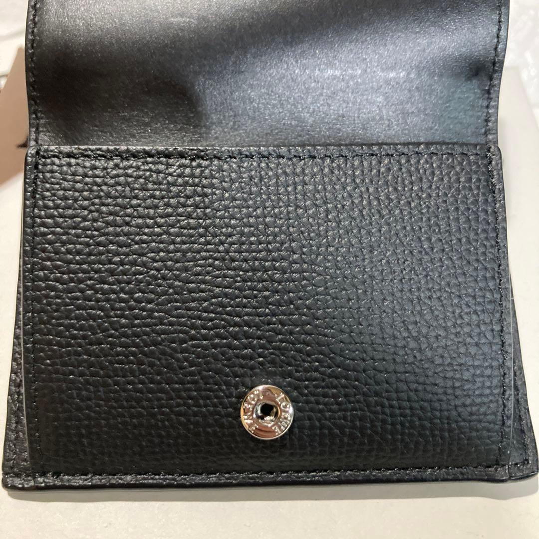 LOEWE アナグラム トライフォールドウォレット ブラック 三つ折り財布