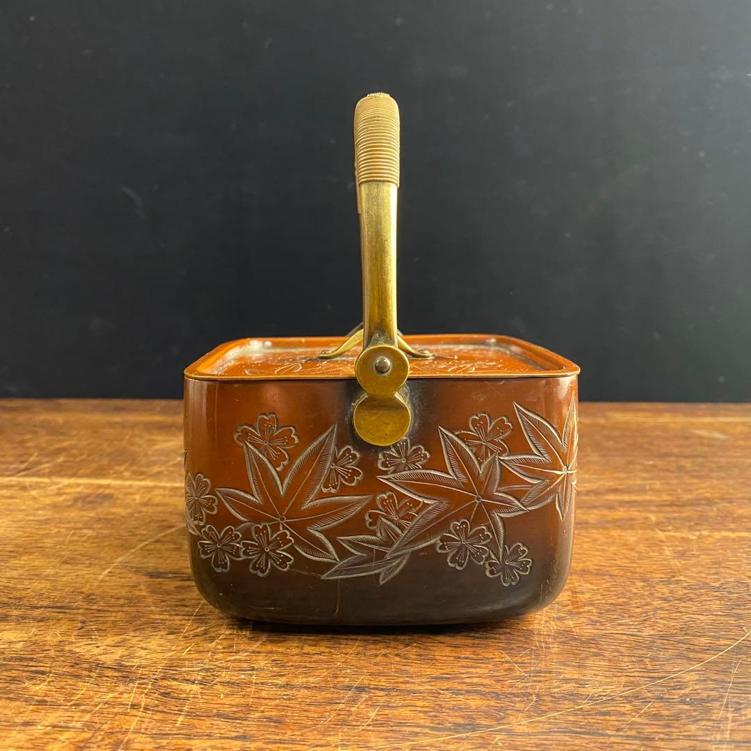 金屋五郎三郎　銅銚子 日本古美術