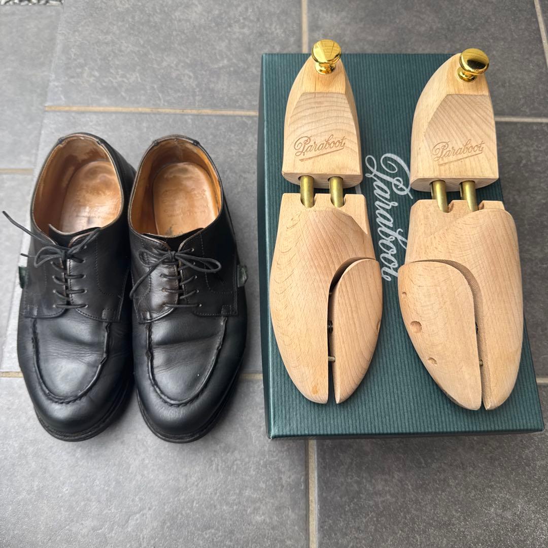 パラブーツ　シャンボード　サイズ7 シューツリー付