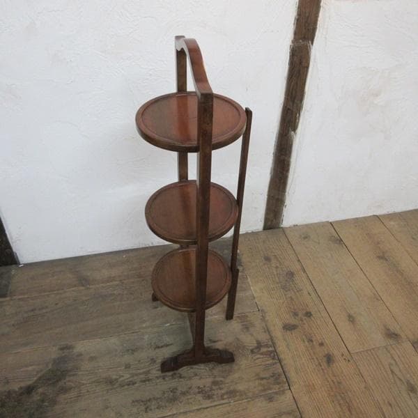 イギリス アンティーク 家具 ケーキスタンド プランツスタンド 英国 6888d