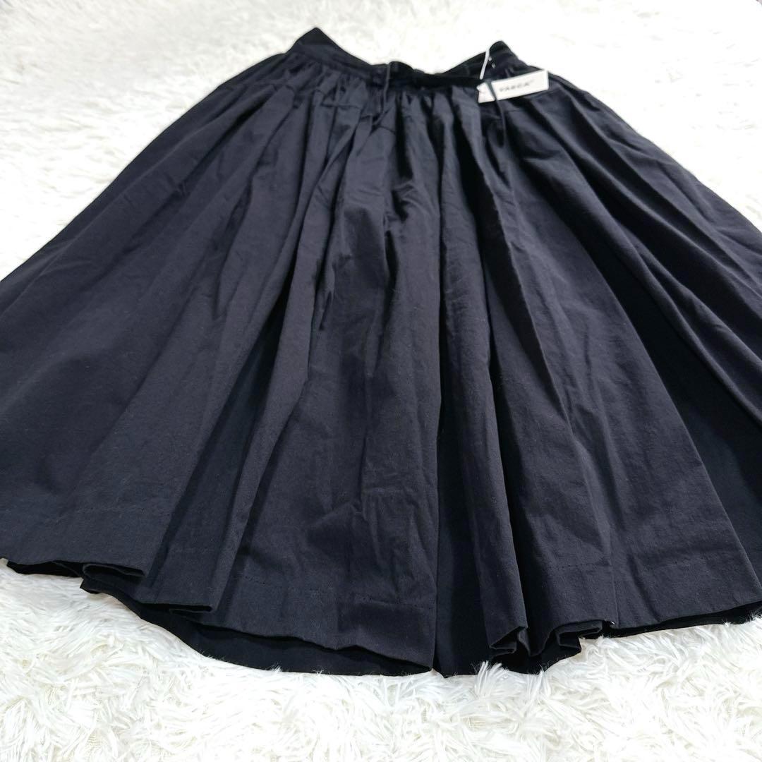 未使用タグ付 ヤエカ YAECA キュロット スカート ギャザー バギー