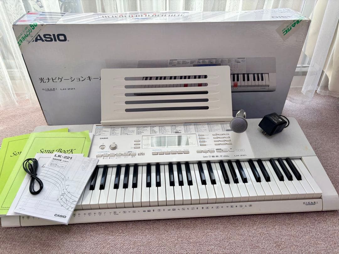 CASIO★光ナビゲーションキーボード　LK-221