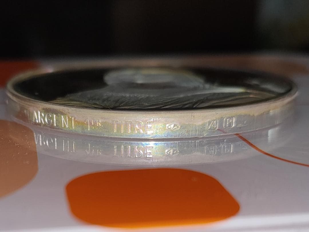 Franklin Mint フランスの銀貨 Mona Lisa da Vinci