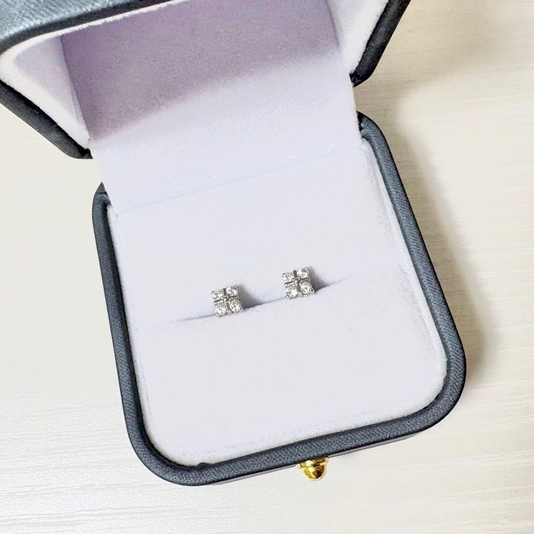 ジュエリーツツミ　ダイヤモンドピアス　プラチナ