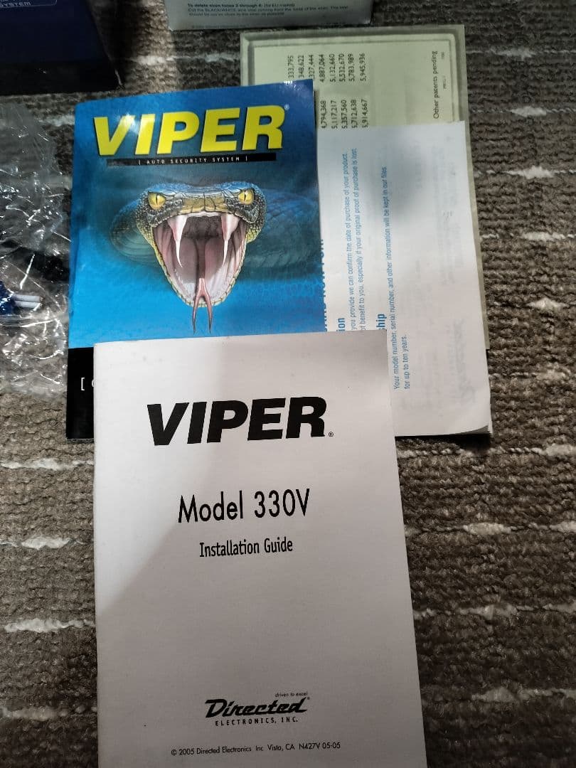 ☆☆VIPER★330V セキュリティシステム★新品未使用品☆☆