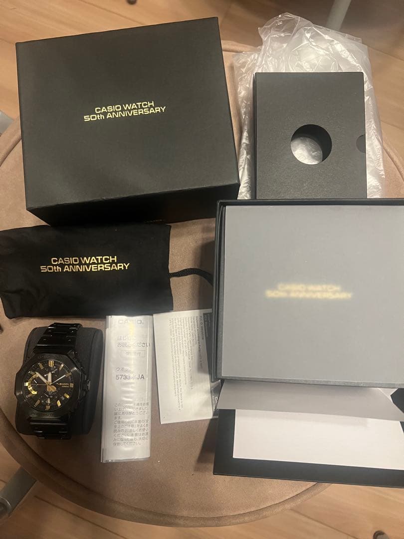 G-SHOCK 50周年記念モデル ブラック/ゴールド