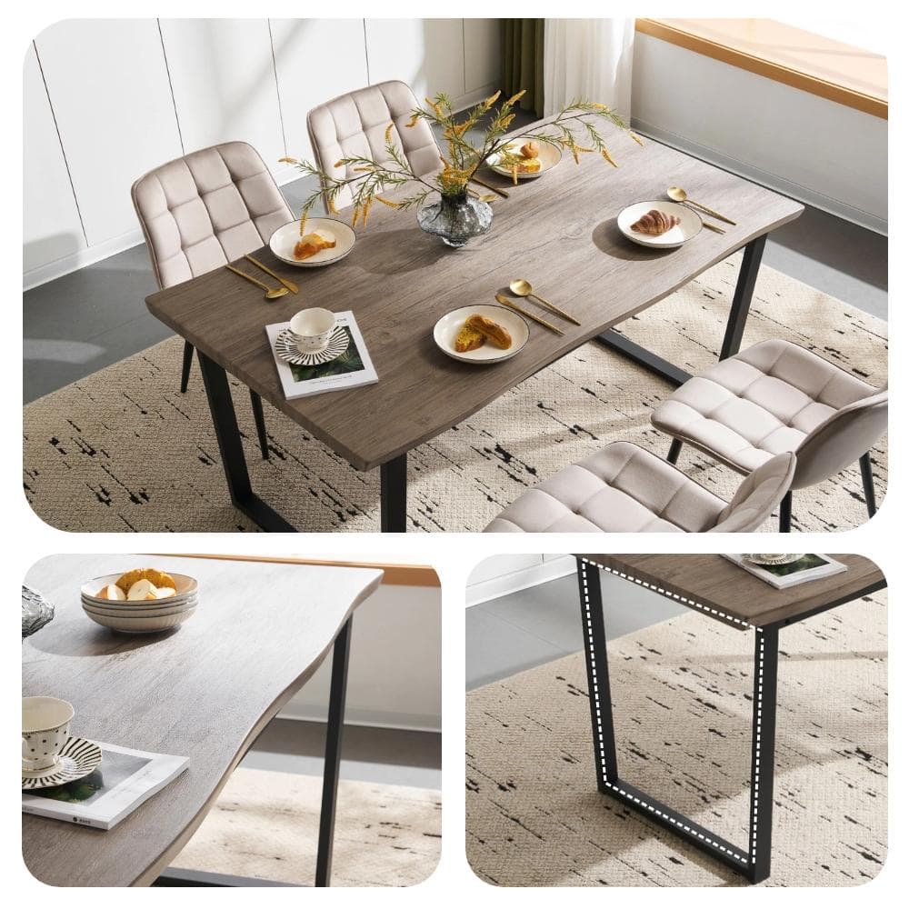 【テーブル単品販売】ダイニングテーブル 食卓 4人用 2人用 Grey