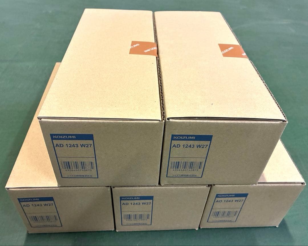 KOIZUMI AD 1243 W27 ダウンライト５台セット
