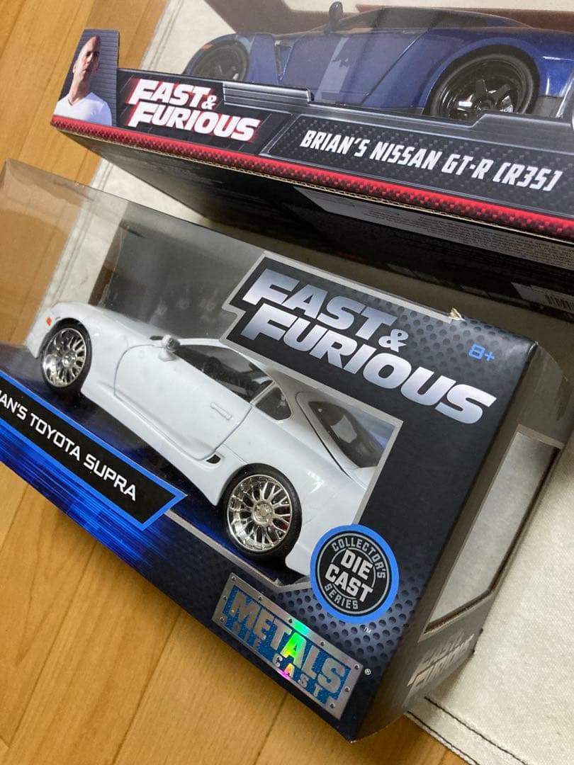 FAST & FURIOUS ブライアンのGT-Rとスープラ2台セット1/24