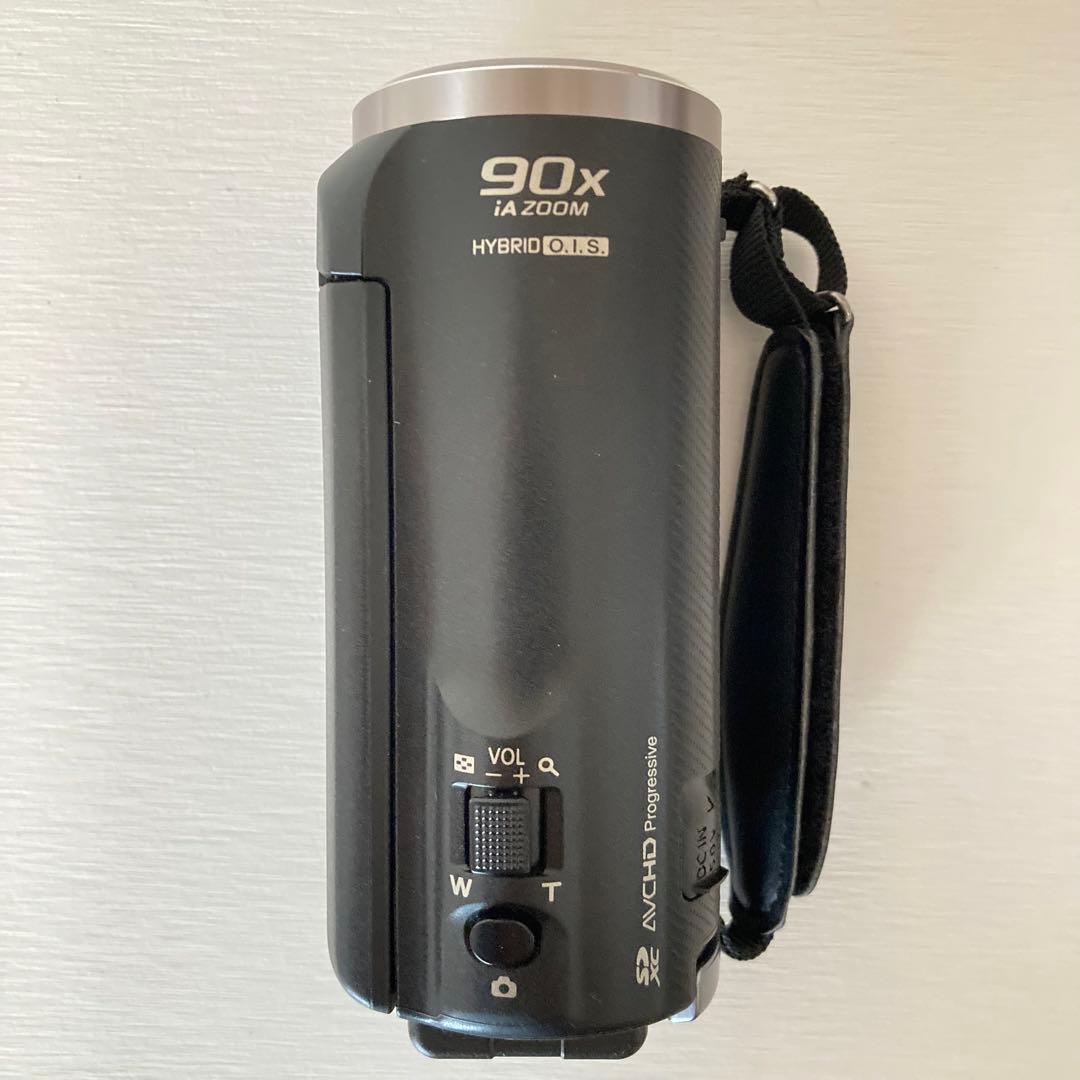 【美品】Panasonic HC-V480MS-W ビデオカメラ　白