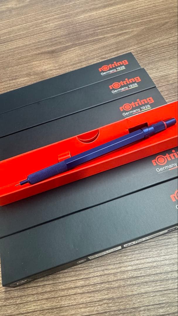 Rotringメカニカルペンシル アイアンブルー 600 0.5mm 6本セット