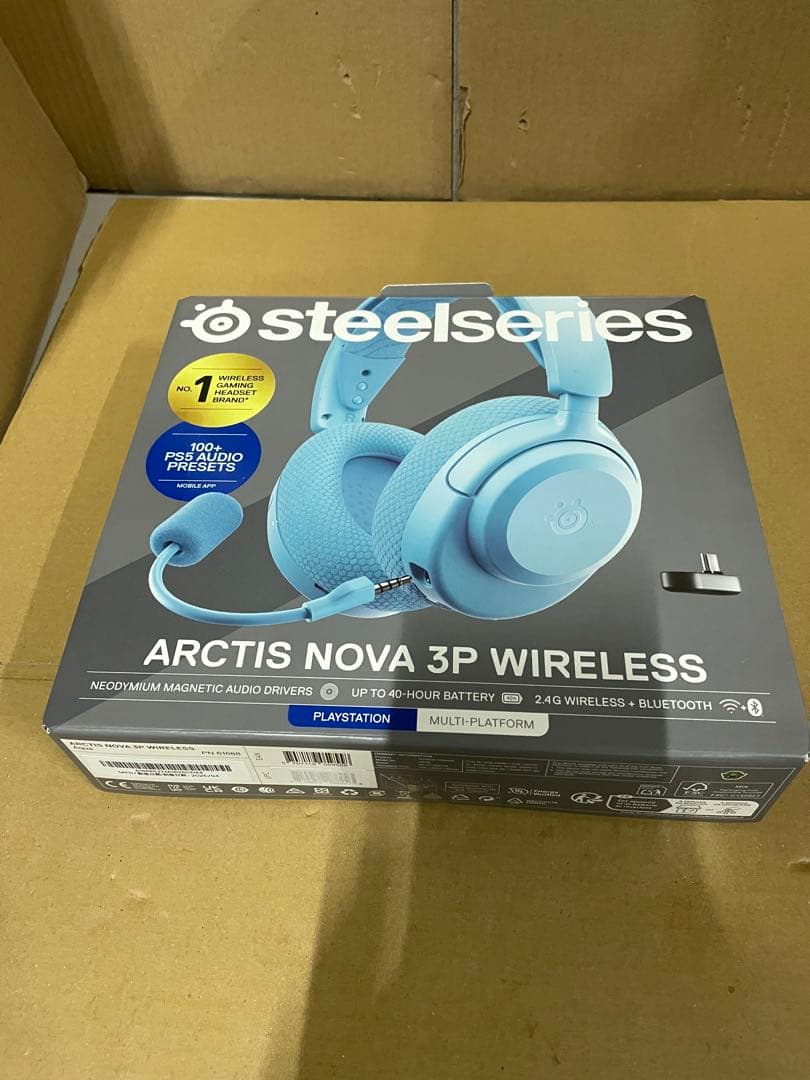 SteelSeries ゲーミングヘッドセット ヘッドホン Aqua