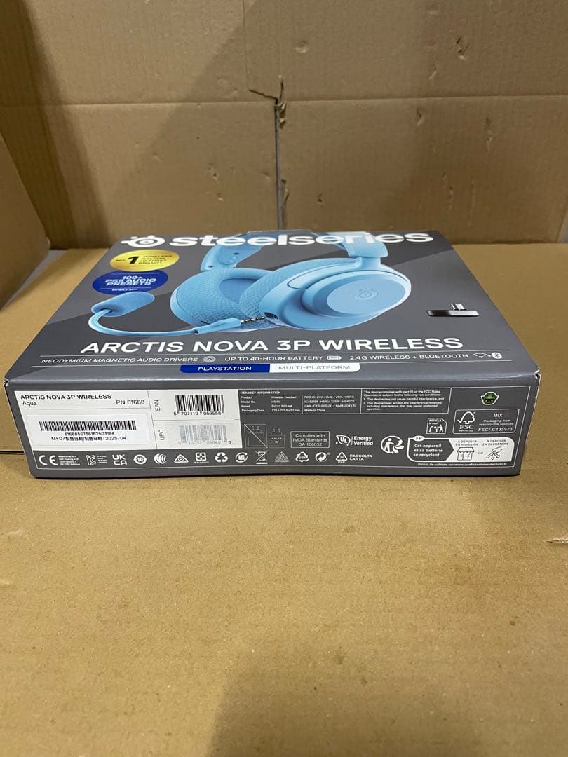 SteelSeries ゲーミングヘッドセット ヘッドホン Aqua