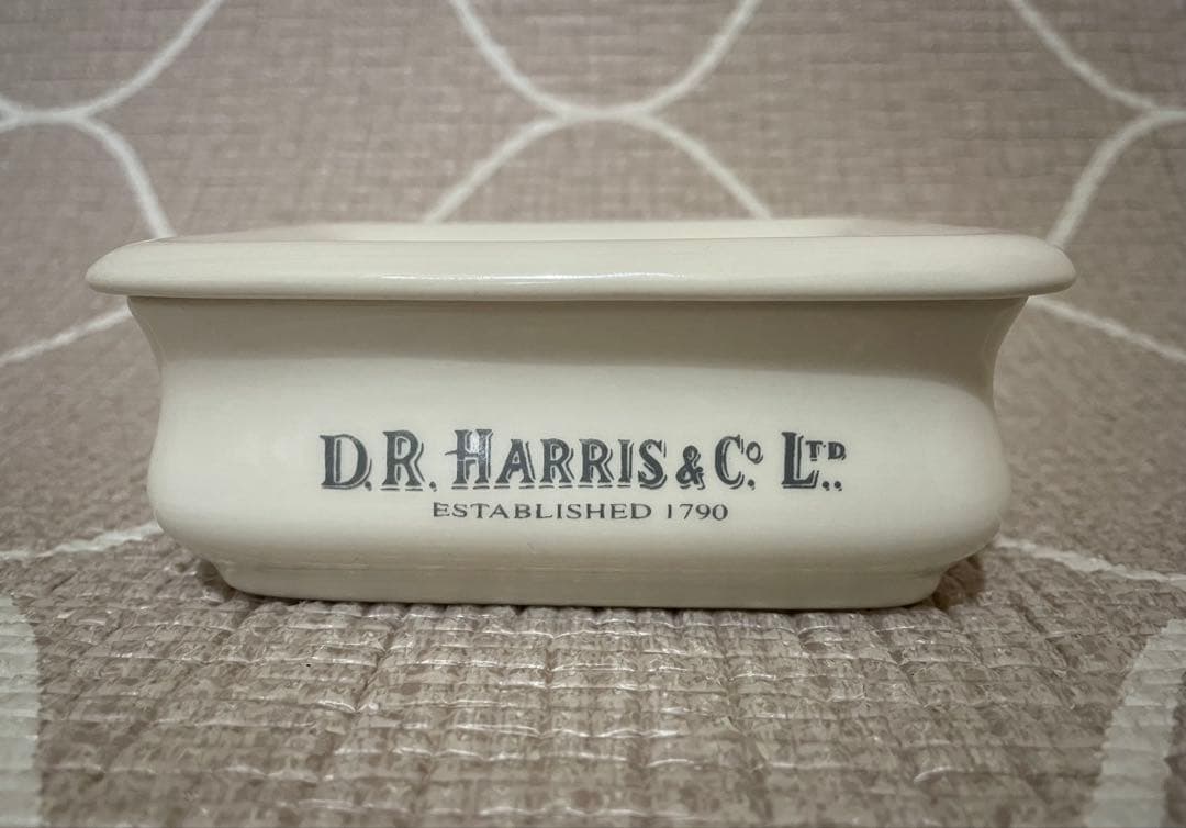 【極美品】D.R. Harris セラミック石鹸トレイ