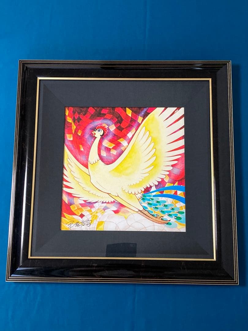 手塚治虫　火の鳥　版画　ピエゾグラフ　キャンパス仕様　サイン入　限定200部