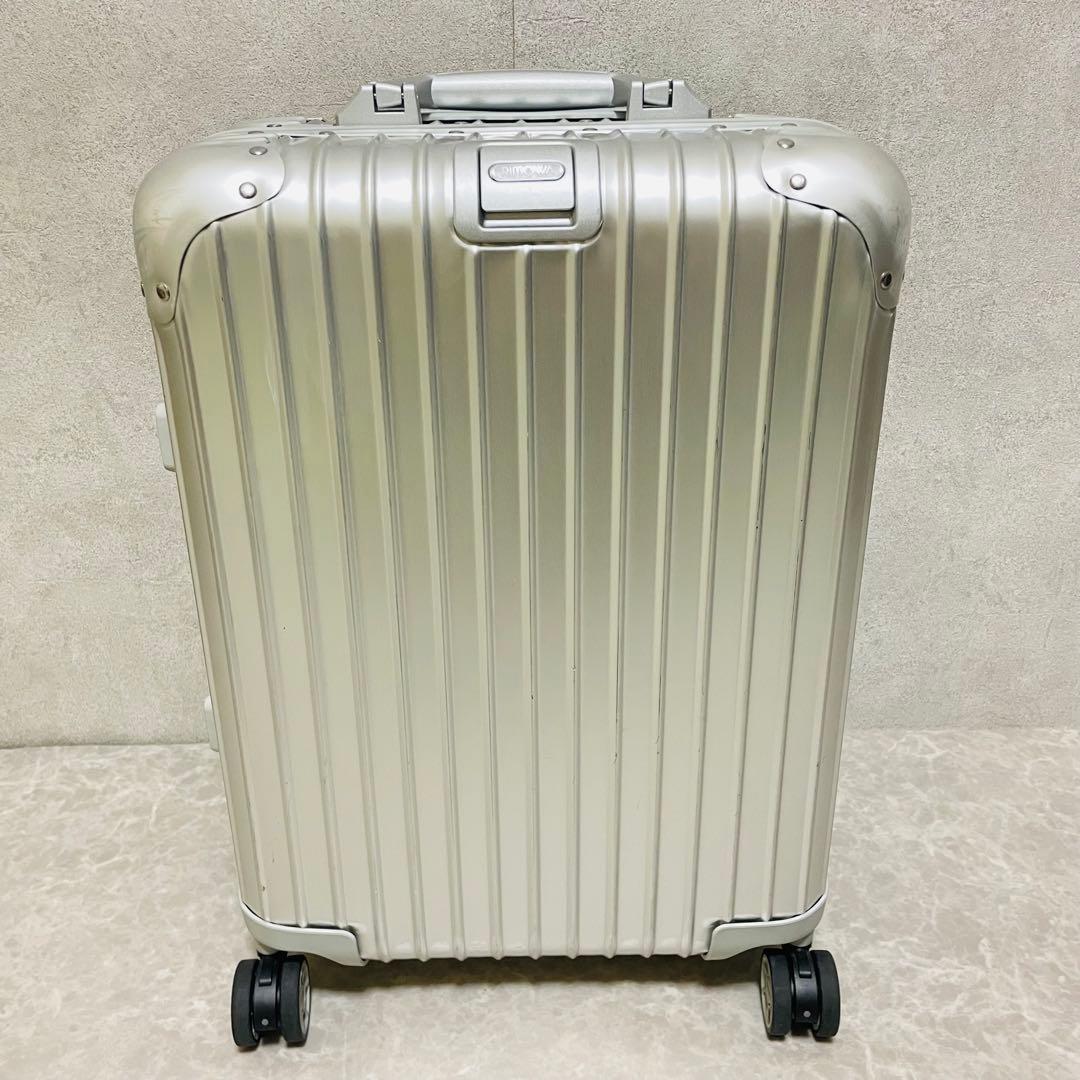 美品 RIMOWA リモワ トパーズ スーツケース アルミ 923.52 32L