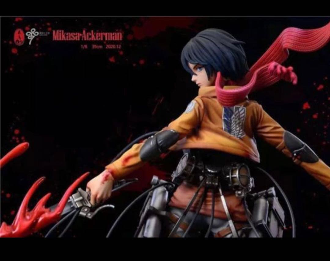 進撃の巨人 ミカサ・アッカーマン ガレージキット 塗装済み完成品