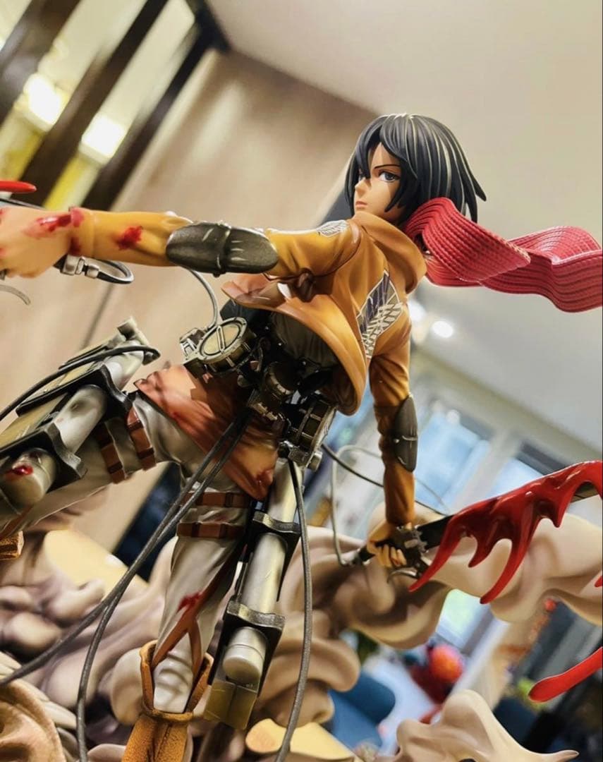 進撃の巨人 ミカサ・アッカーマン ガレージキット 塗装済み完成品