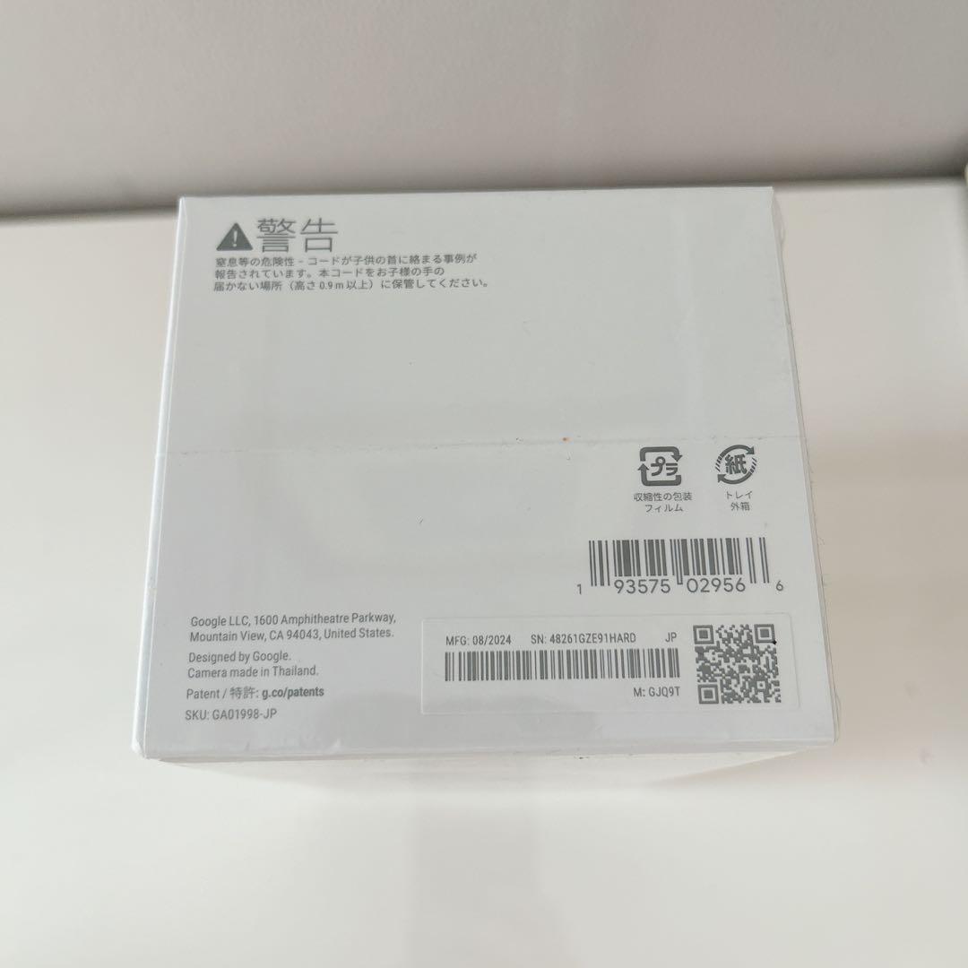 【新品未開封品】Google Nest Cam 屋内用 第2世代