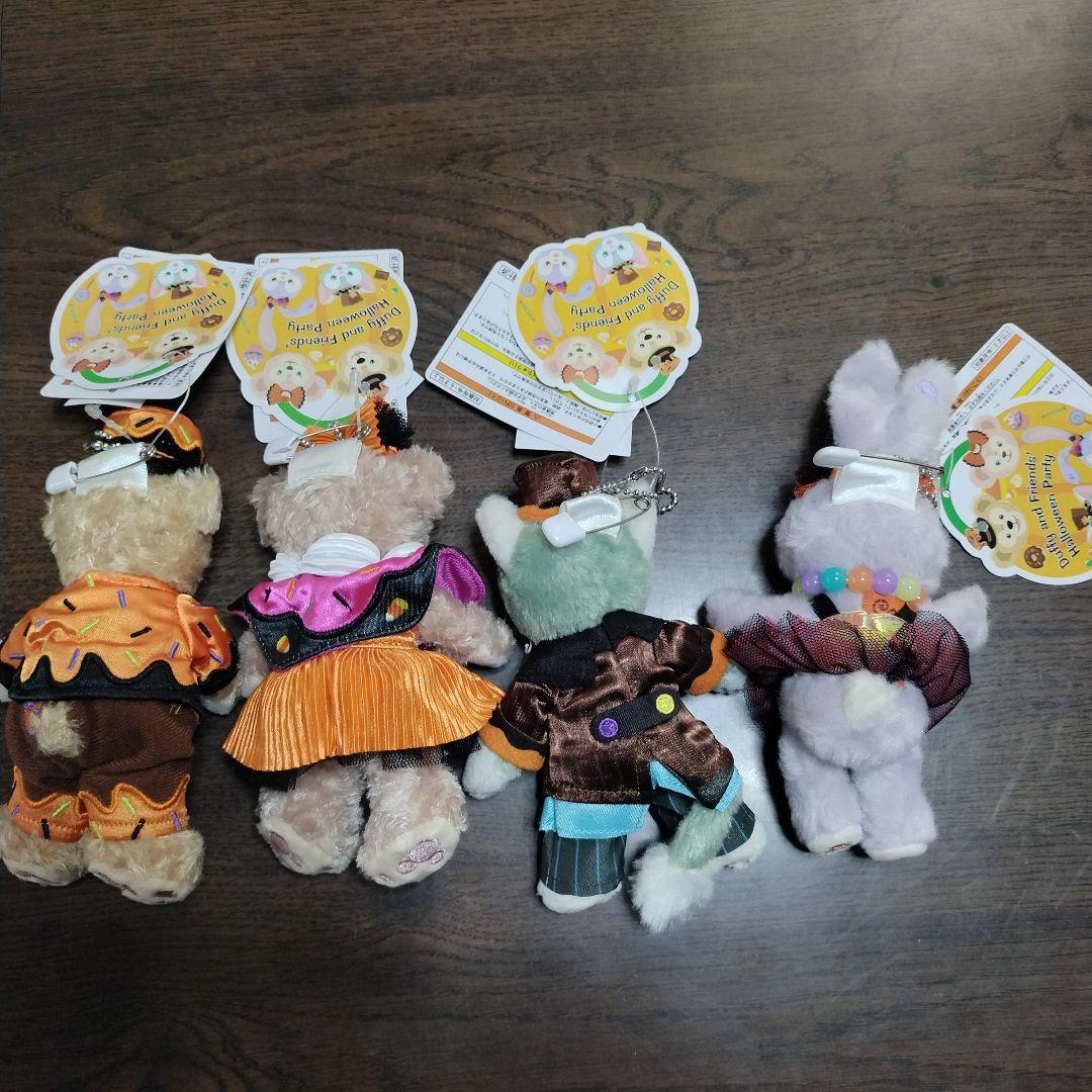 ダッフィーフレンズハロウィン2017 限定ぬいぐるみバッジ セット