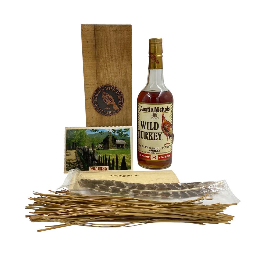 ★☆ワイルドターキー 8年 101 プルーフ 750ｍｌ 木箱 藁 羽付き☆★
