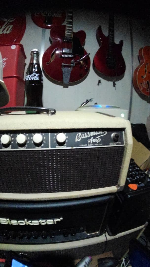 ジャンク、フェンダーベースマン、アンプ