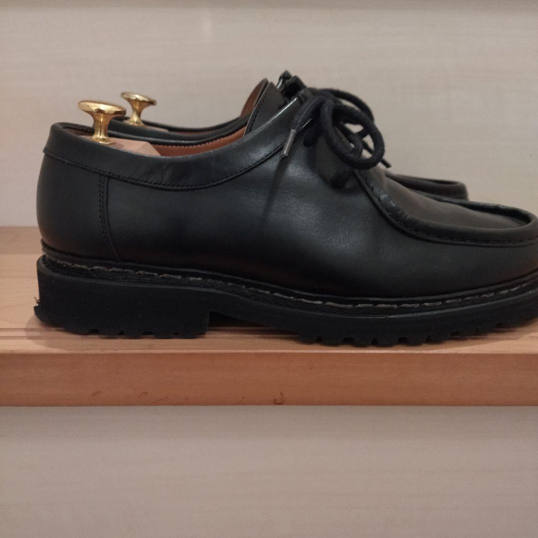 バーウィック　チロリアンシューズ　25.5㎝（UK６ 1/2）ブラック黒　革靴