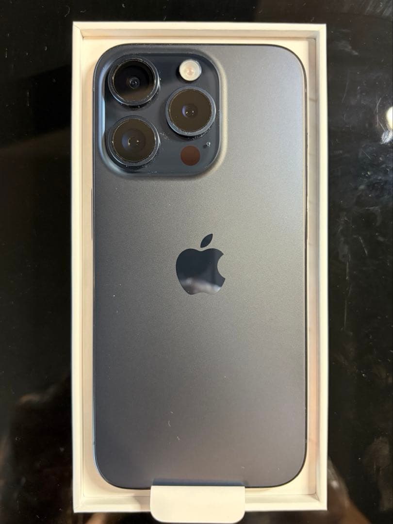 iPhone 15 Pro ブルーチタニウム 256GB 超美品 付属品完備