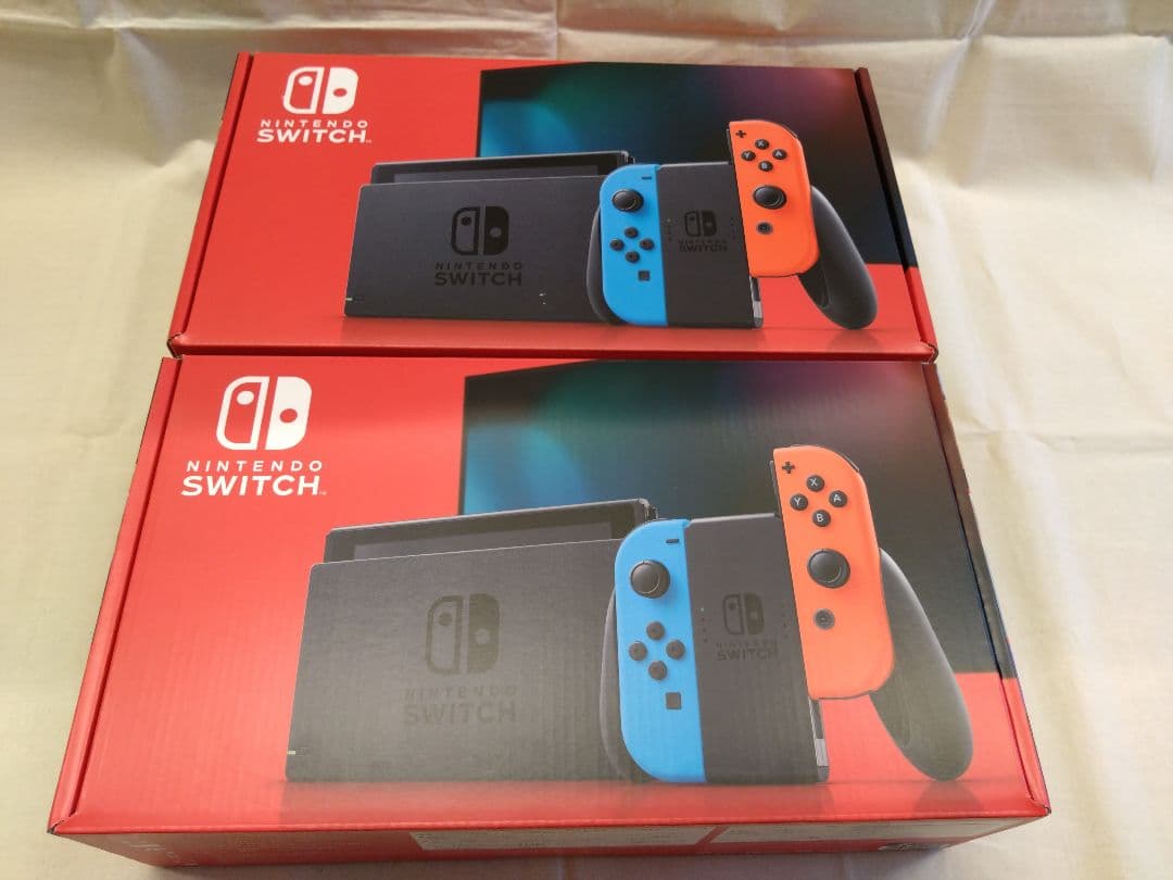 新品 任天堂Switch バッテリー強化版２台